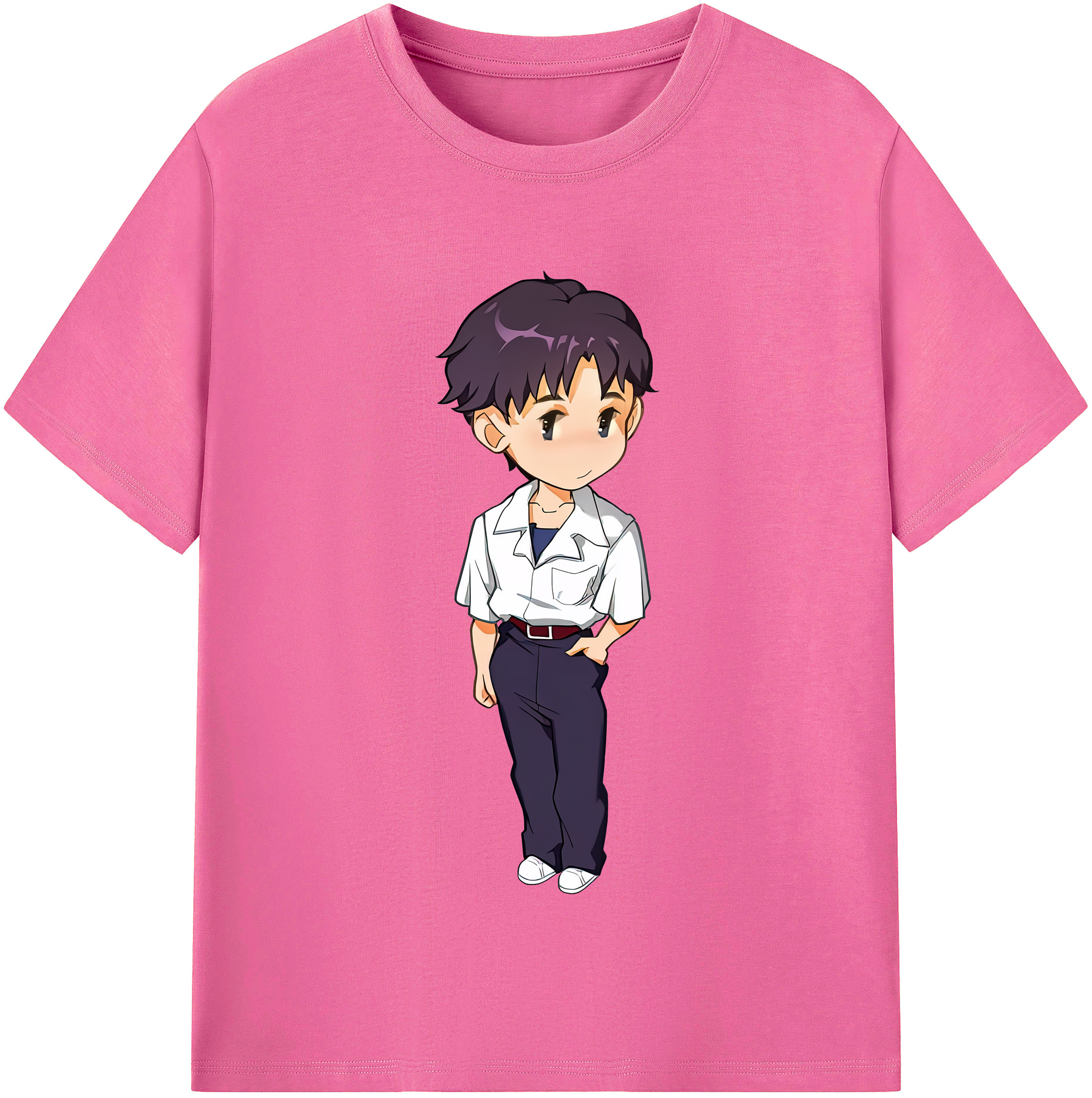 （画像用） EVA 新世紀エヴァンゲリオン レディースカジュアルプリントTシャツ（綿100％）